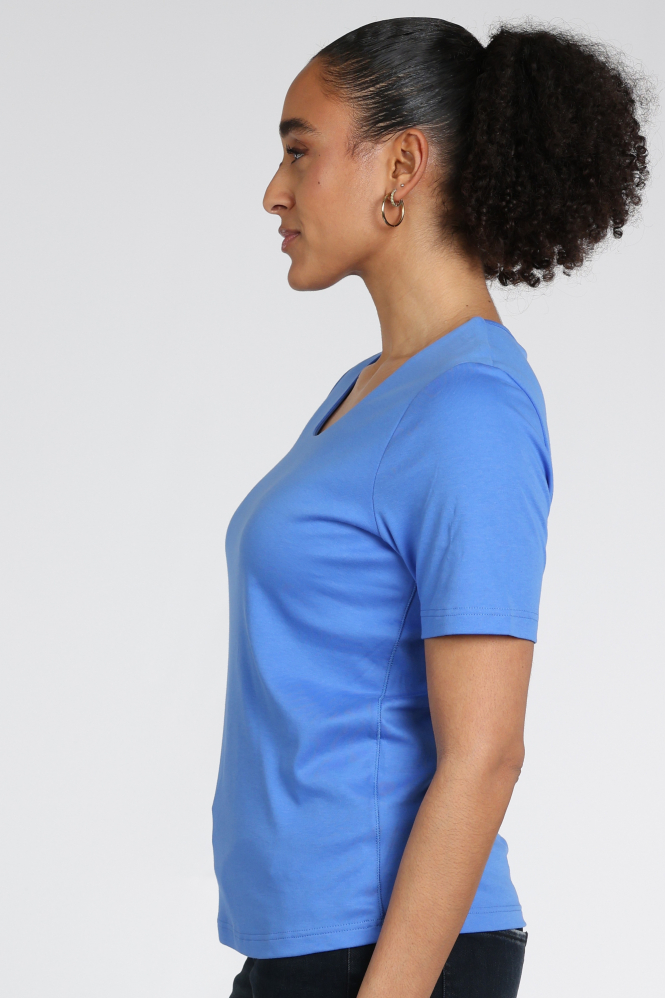 Zaida 346001 T-shirt korte mouw Blauw