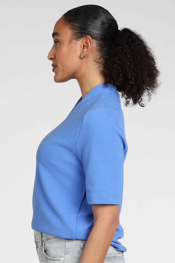 Zaida 346183 T-shirt korte mouw Blauw