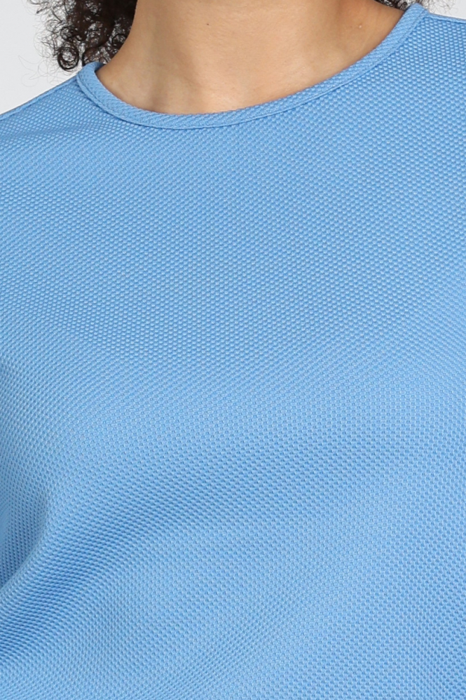 Pom Amsterdam SP9488 T-shirt korte mouw Blauw