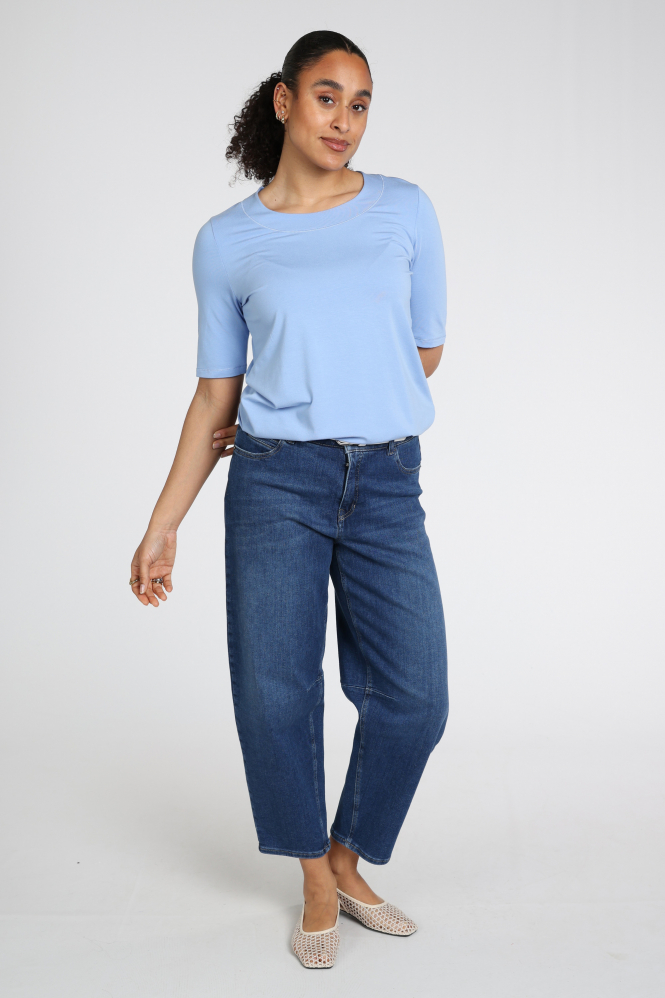 Roberto sarto 611113 T-shirt korte mouw Blauw