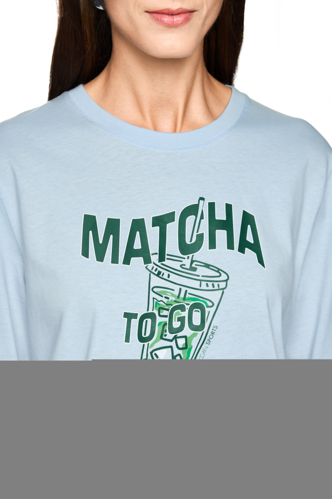 Marc Cain AS 48.25 J37 T-shirt korte mouw Blauw