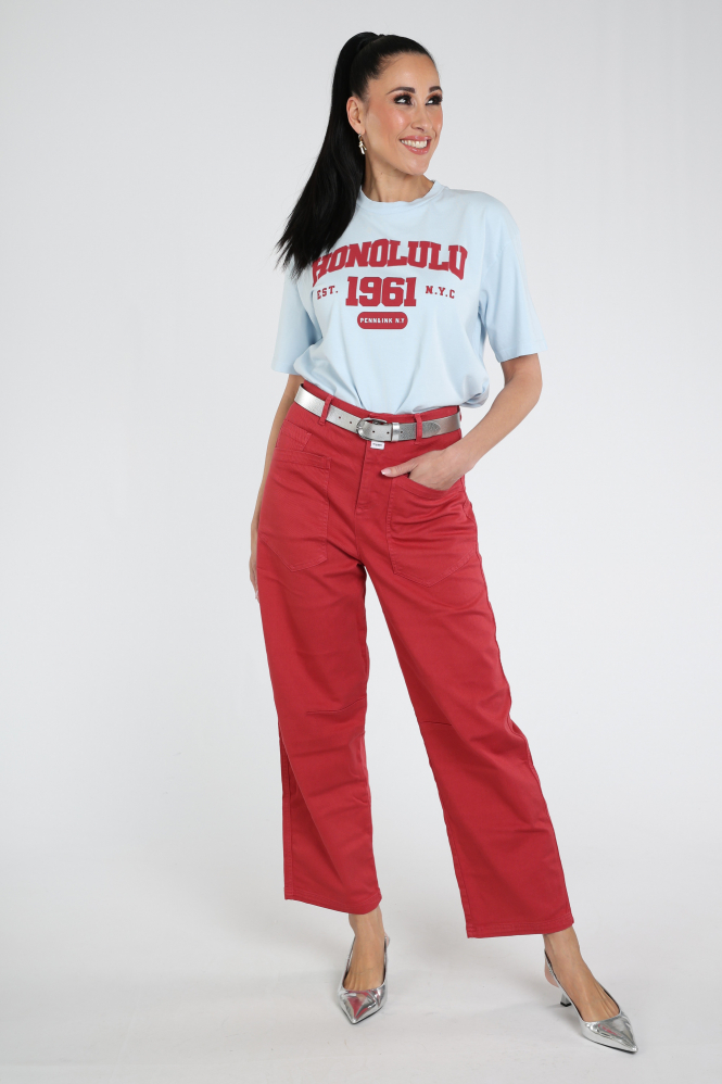 Penn & Ink S26F1814 T-shirt korte mouw Blauw