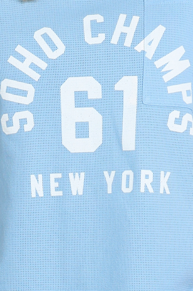 Penn & Ink S26F1839 T-shirt korte mouw Blauw