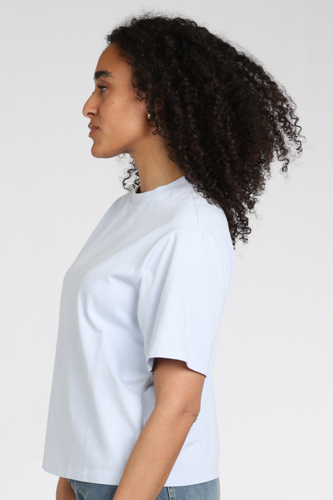 Yaya 01-719087-603 T-shirt korte mouw Blauw