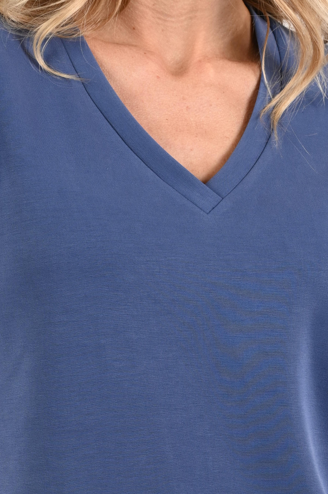 Aimée the label ingrid T-shirt korte mouw Blauw