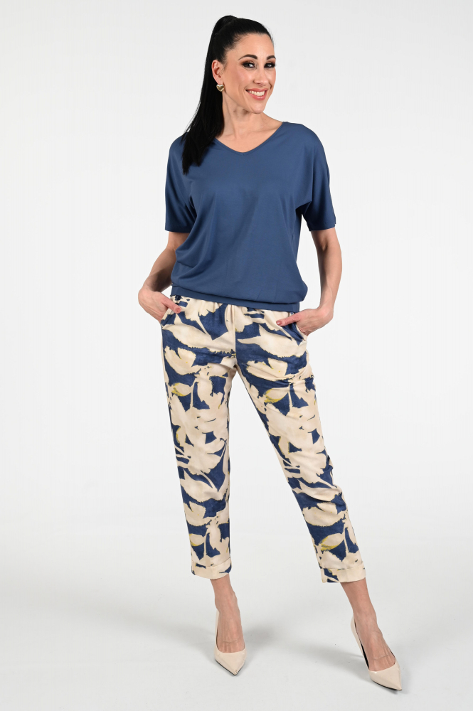 KYRA Jennifer-s25 T-shirt korte mouw Blauw