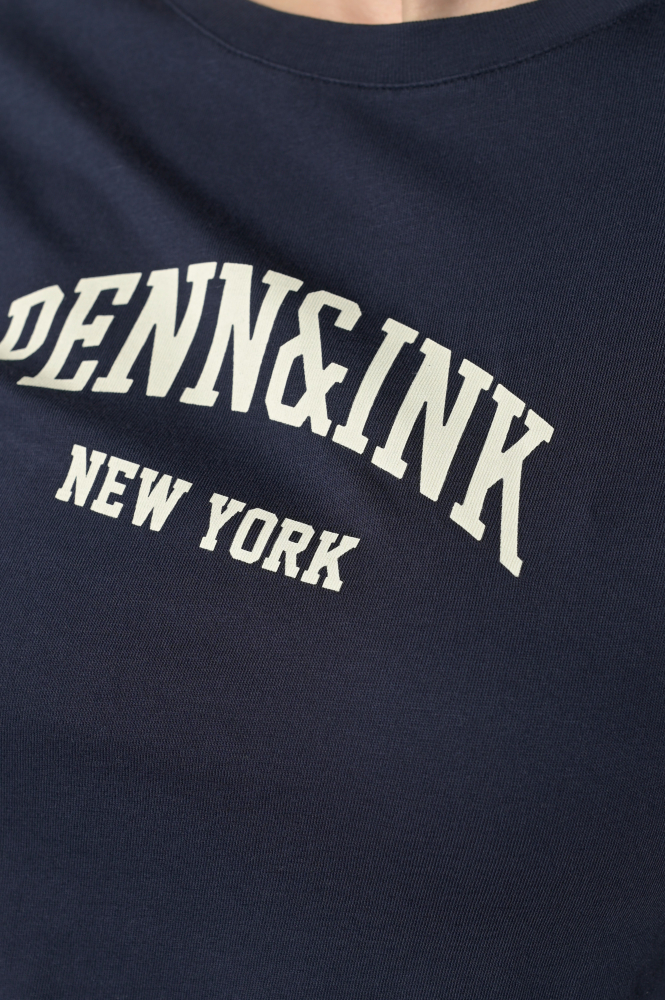 Moderniseren leugenaar Prestatie Penn & Ink s22f1049 t-shirt / top Blauw | Jeroen Beekman damesmode