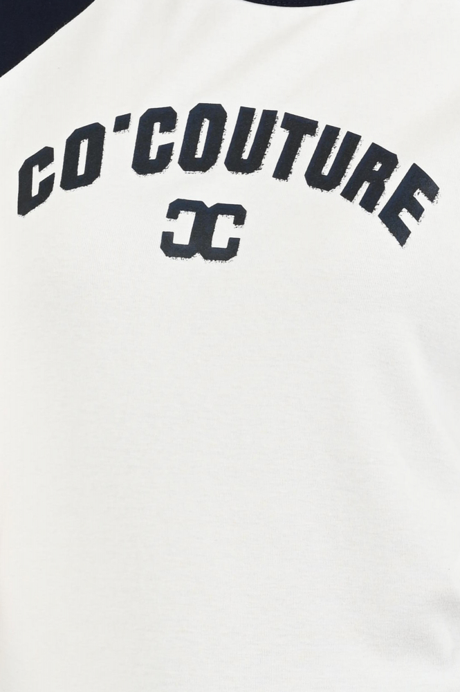 Co'couture Edge cc block T-shirt korte mouw Blauw