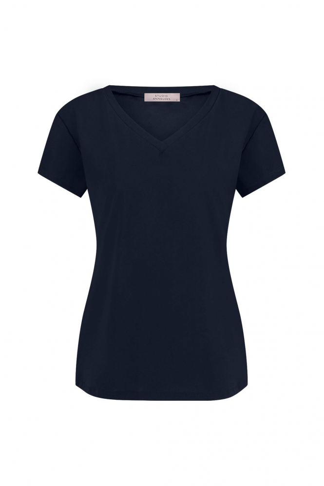 Studio Anneloes Roller shirt  T-shirt korte mouw Blauw