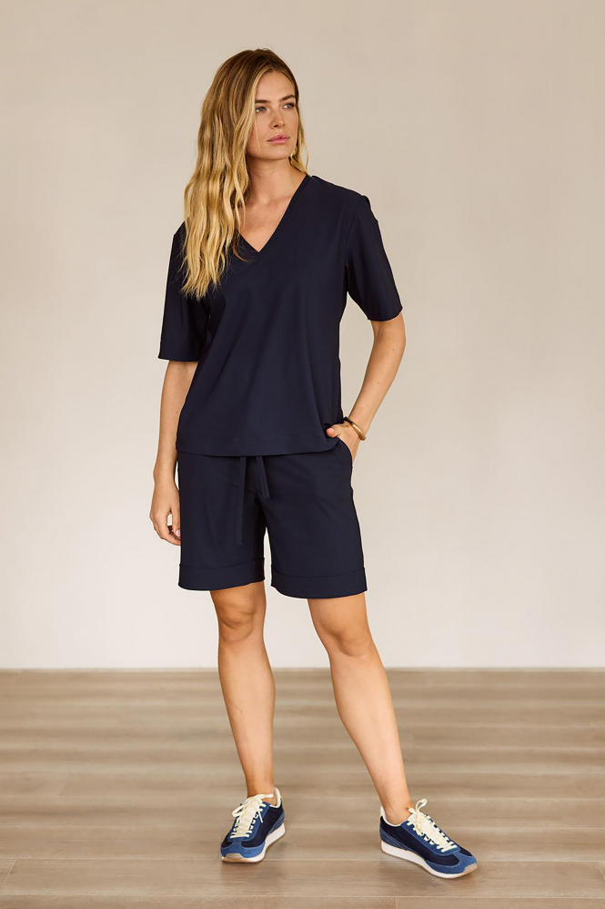 L.O.E.S. by Studio Anneloes Roller shirt T-shirt korte mouw Blauw