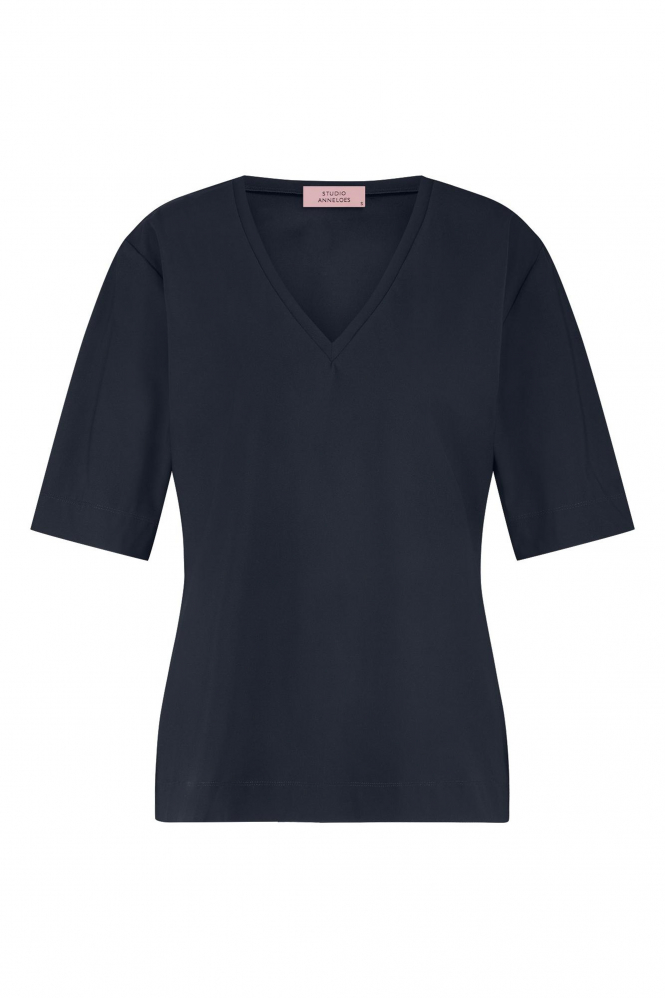 Studio Anneloes Roller shirt T-shirt korte mouw Blauw