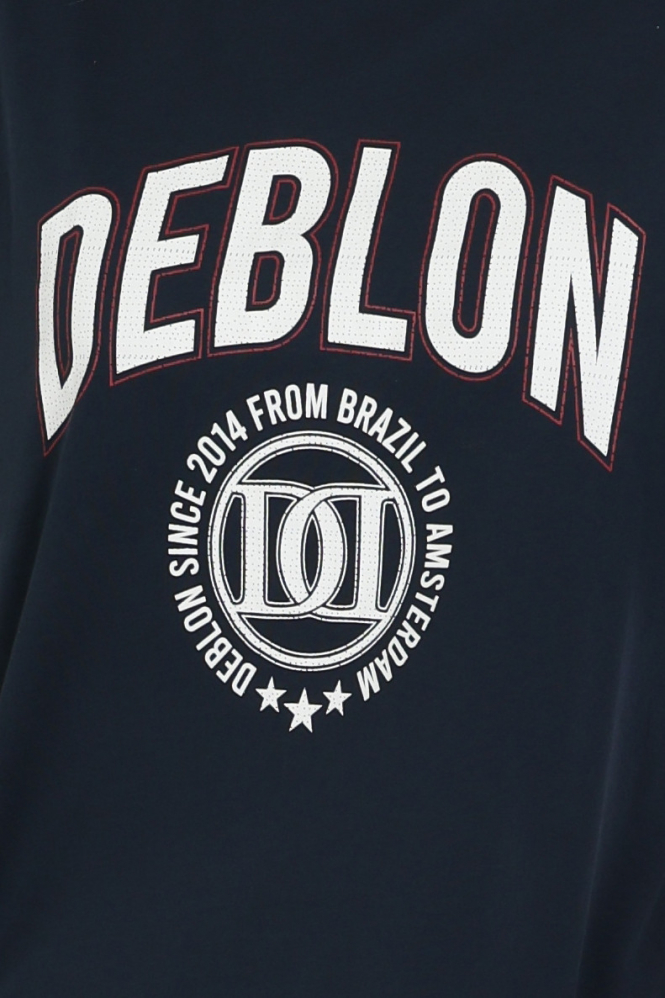 Deblon luan tee T-shirt korte mouw Blauw