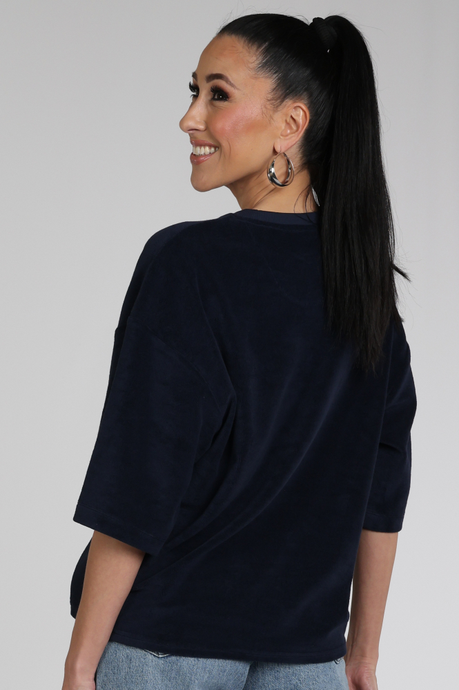 Deblon vine tee T-shirt korte mouw Blauw