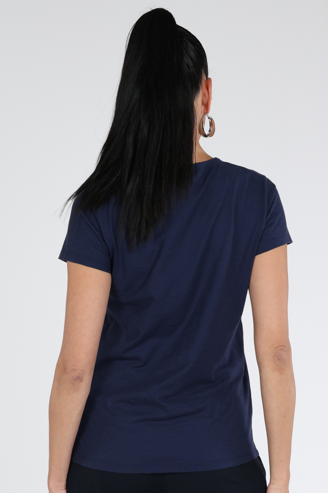 Penn & Ink S26F1805 T-shirt korte mouw Blauw