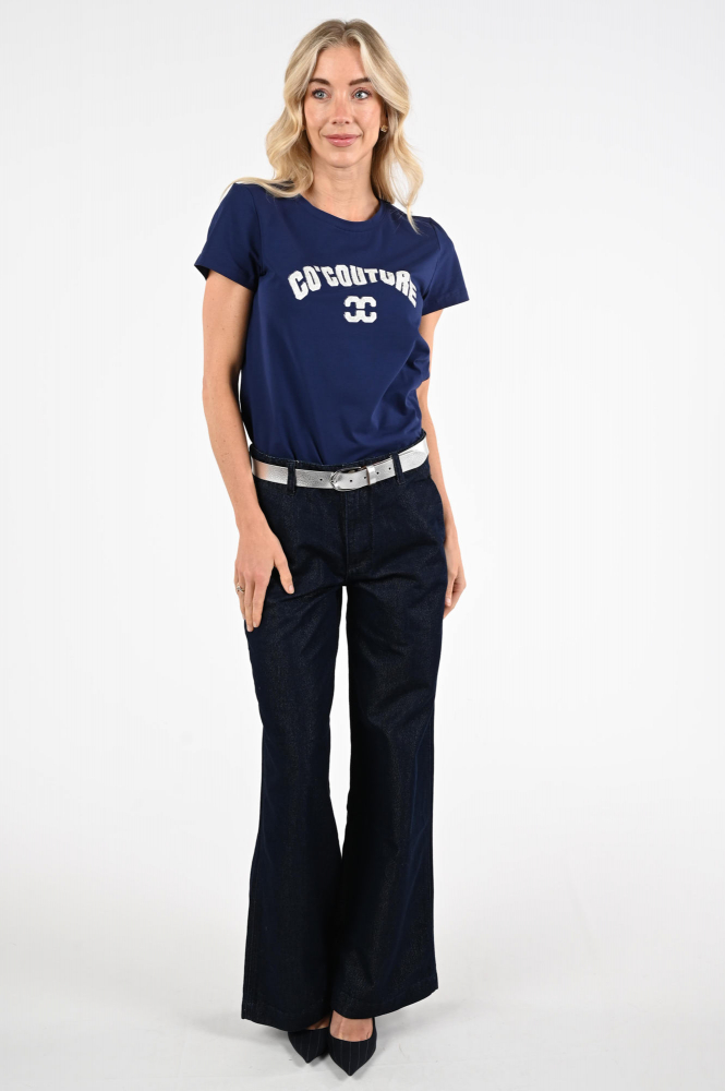 Co'couture 43004 CocoutureCC T-shirt korte mouw Blauw