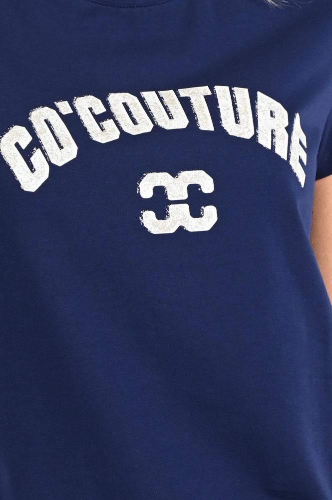 Co'couture 43004 CocoutureCC T-shirt korte mouw Blauw