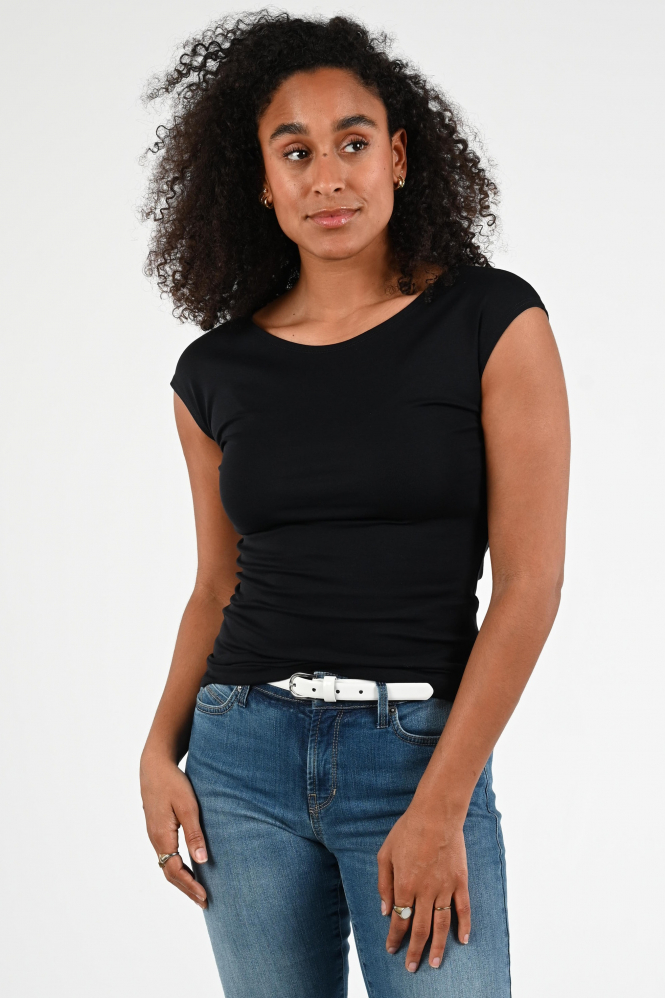 Marc Cain +E 48.37 J14 T-shirt korte mouw Blauw