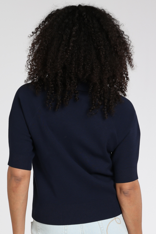 Yaya 01-000569-603 T-shirt korte mouw Blauw