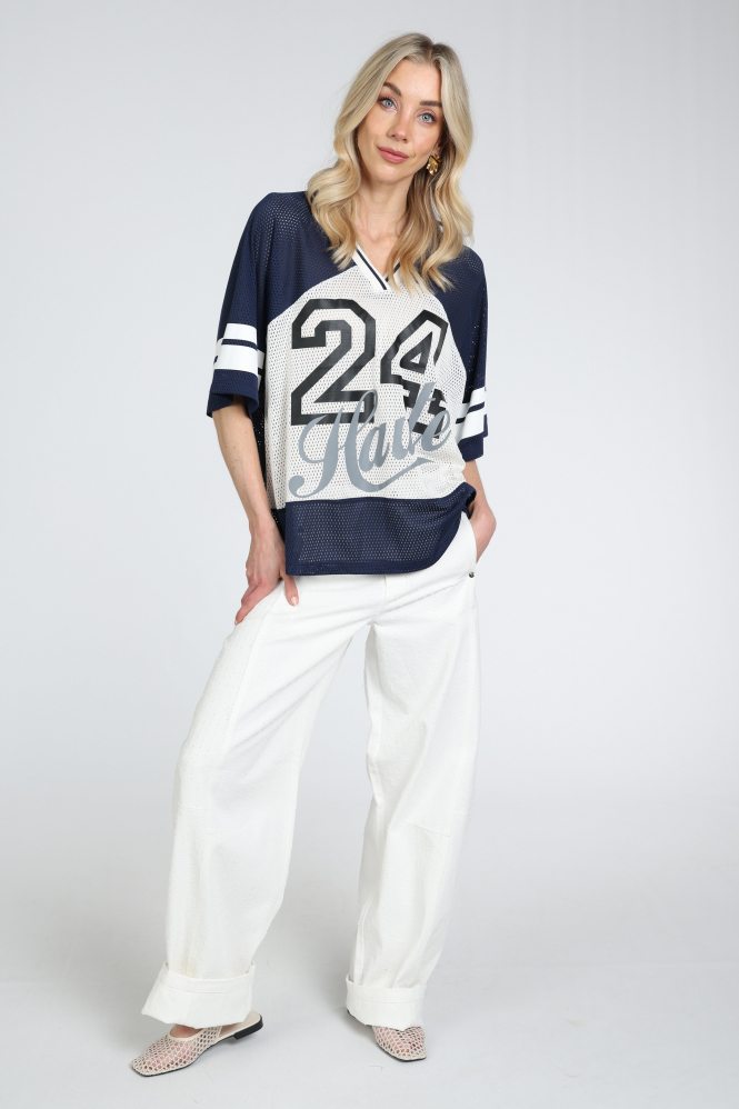 Haute L'Amitié HL10478 T-shirt korte mouw Blauw