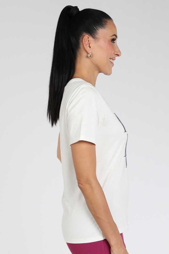Geisha 62573-41 T-shirt korte mouw Blauw