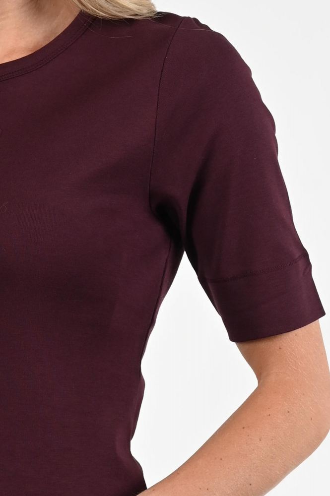 Co'couture 33166 Granny T-shirt korte mouw Paars