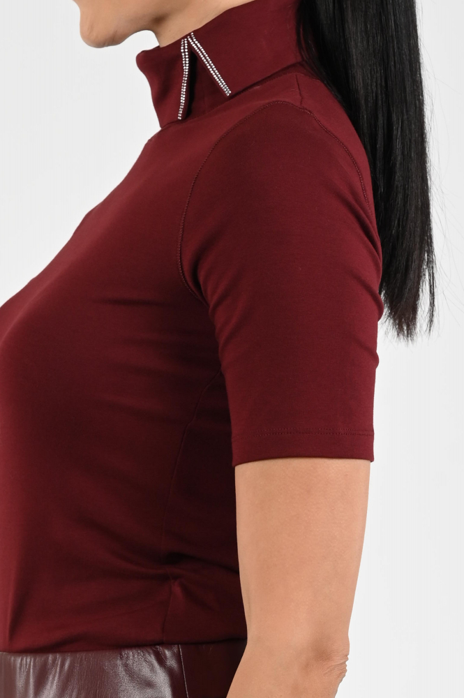 Marc Cain ZC 48.06 J15 T-shirt korte mouw Rood