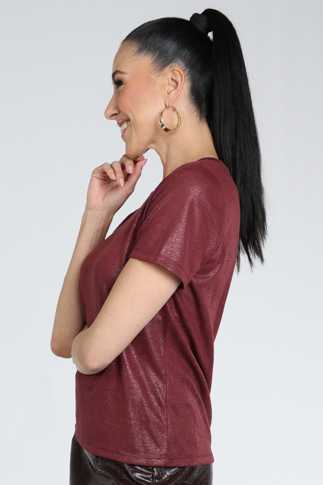 Geisha 62561-41 T-shirt korte mouw Rood