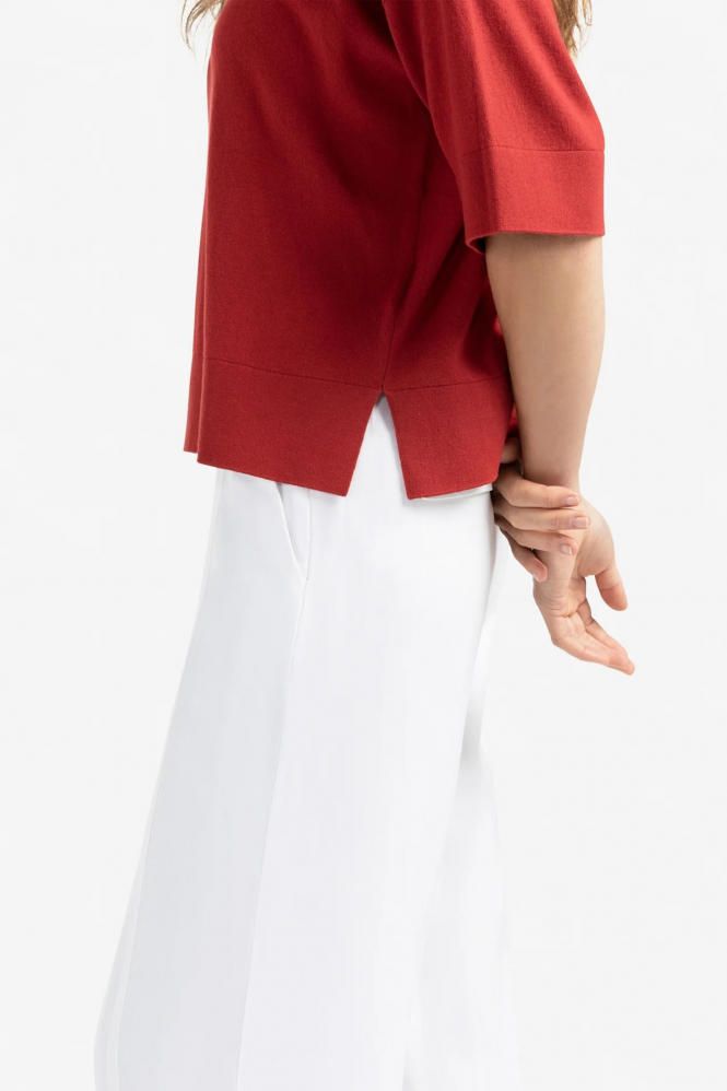 Yaya 01-000454-507 T-shirt korte mouw Rood