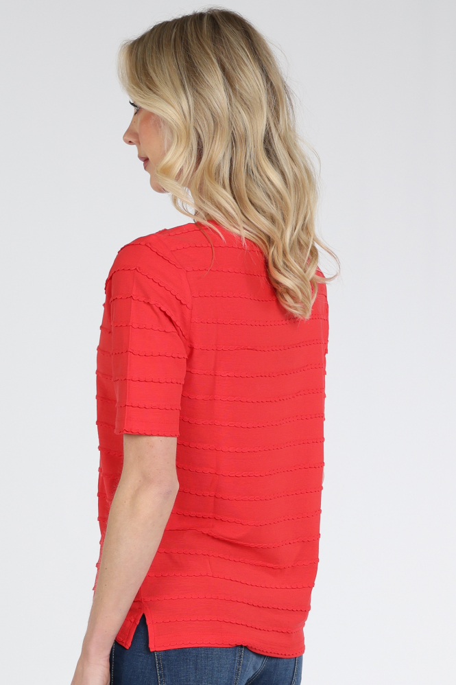 Frank walder 502468 T-shirt korte mouw Rood