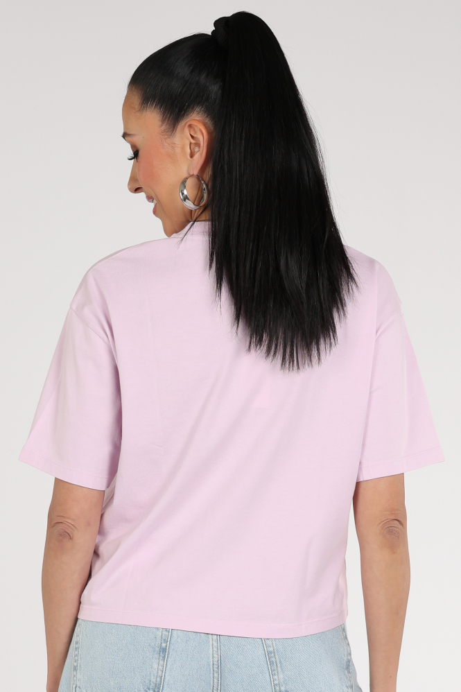 Penn & Ink S26F1814 T-shirt korte mouw Roze