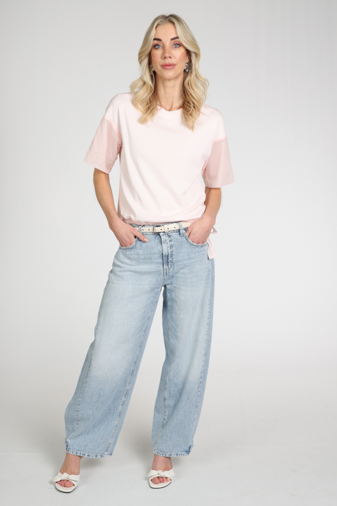 Marc Cain AS 48.44 J56 T-shirt korte mouw Roze