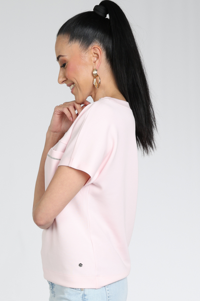 Monari 410967 T-shirt korte mouw Roze