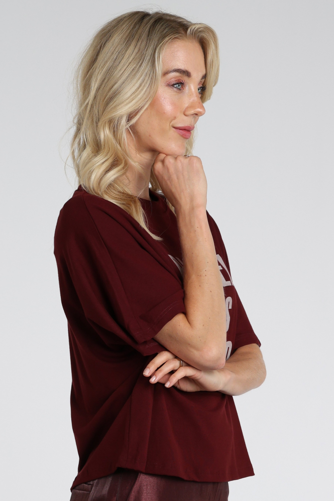Aimée the label Elara Shirt T-shirt korte mouw Roze