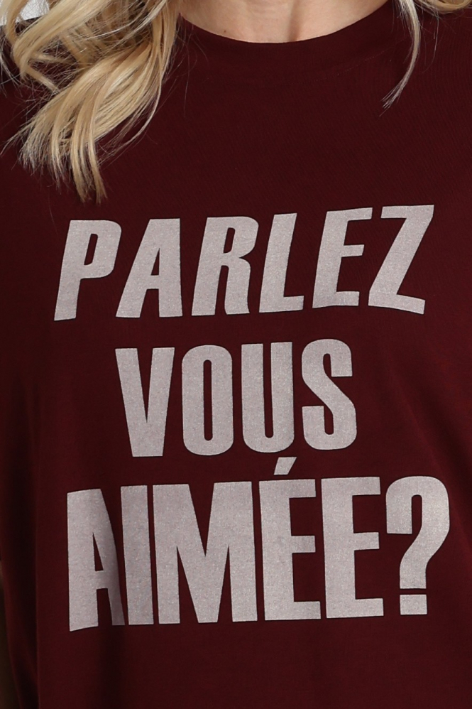 Aimée the label Elara Shirt T-shirt korte mouw Roze