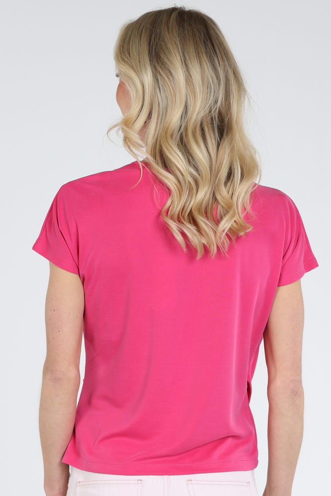 Roberto sarto 6111111 T-shirt korte mouw Roze