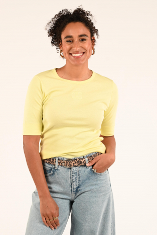 Co'couture Granny cc tee Geel