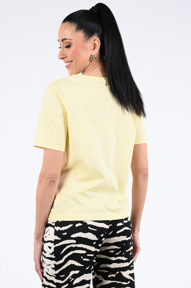 Marc Cain AS 48.20 J25 T-shirt korte mouw Geel