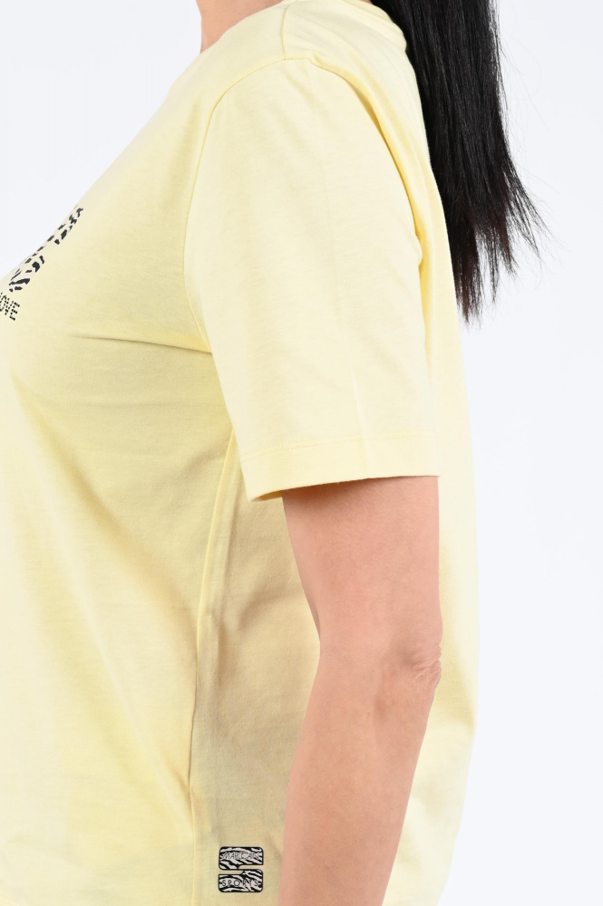Marc Cain AS 48.20 J25 T-shirt korte mouw Geel