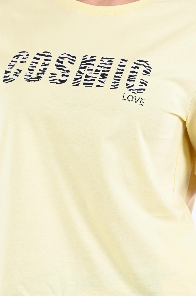 Marc Cain AS 48.20 J25 T-shirt korte mouw Geel