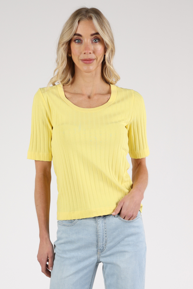 Zaida 346355 T-shirt korte mouw Geel