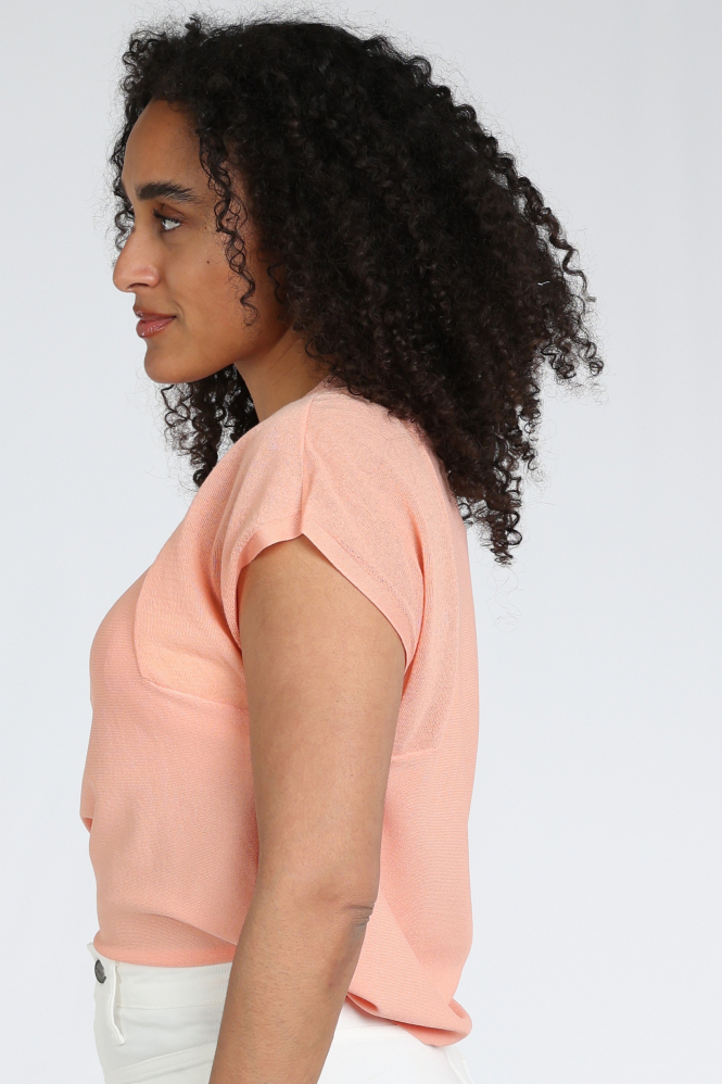 Yaya 01-000578-604 T-shirt korte mouw Roze