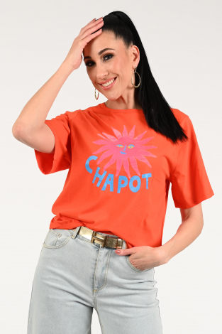 Fabienne Chapot Fay T-shirt Oranje