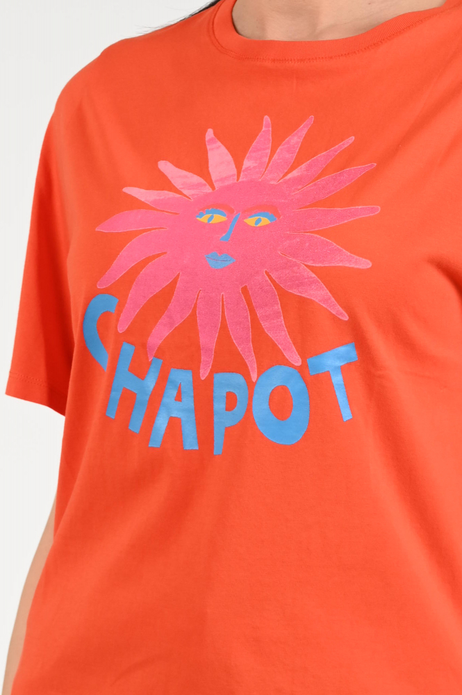 Fabienne Chapot Fay T-shirt T-shirt korte mouw Oranje