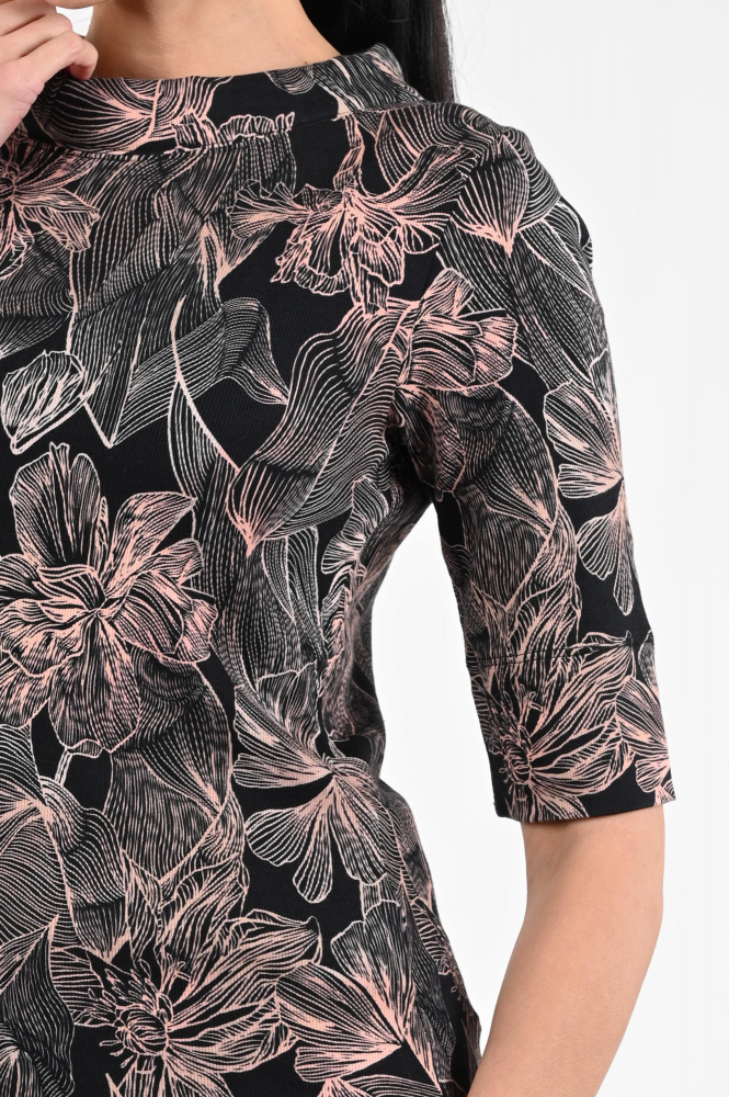 Marc Cain AC 48.45 J12 T-shirt korte mouw Zwart