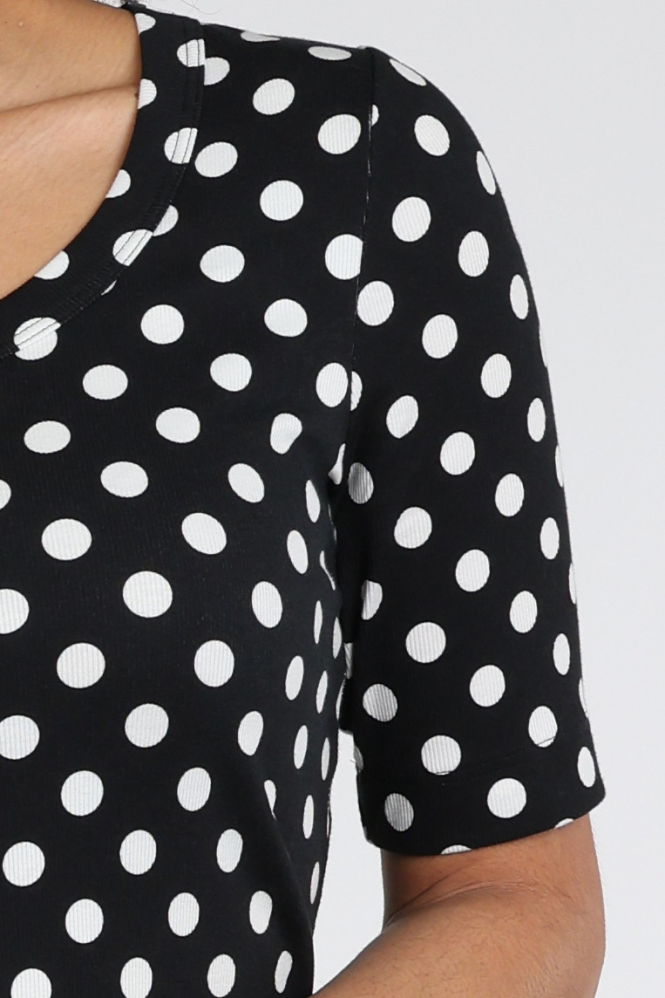 Zaida 346850 T-shirt korte mouw Zwart