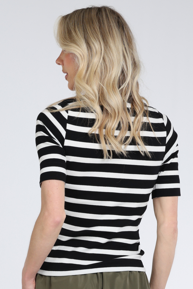 Co'couture 33206 T-shirt korte mouw Zwart