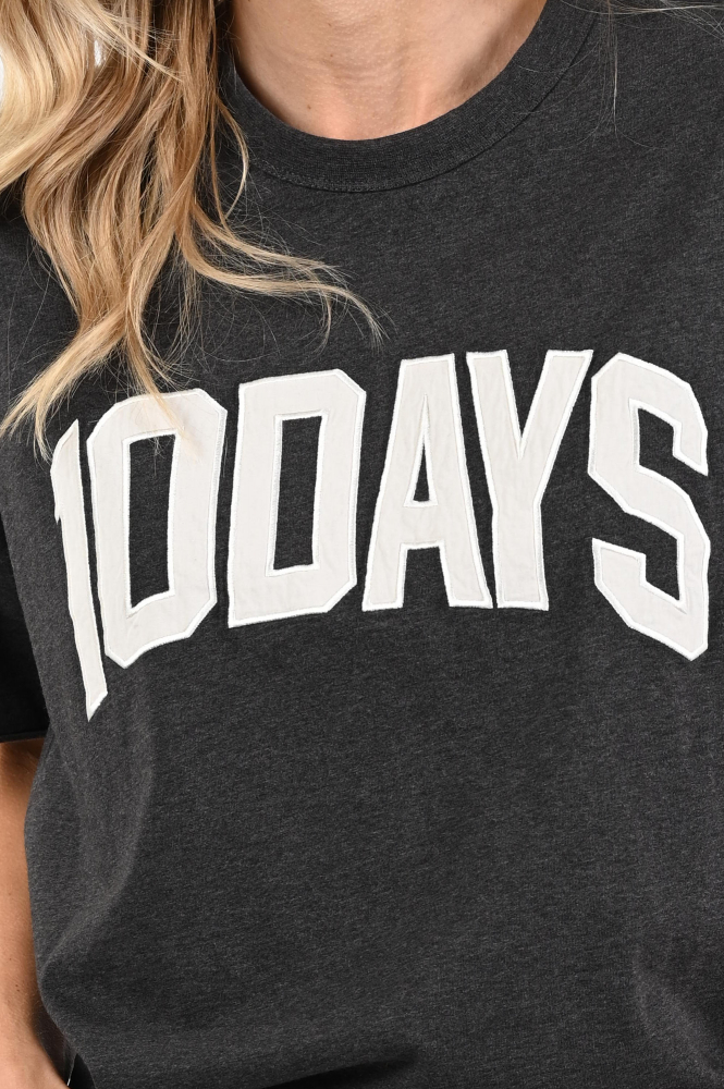 10 Days 20-755-5204 T-shirt korte mouw Grijs