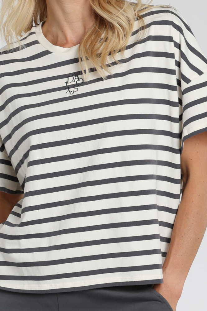 10 Days 20-759-6203 T-shirt korte mouw Grijs