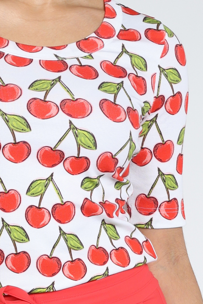 Zaida 346850 T-shirt korte mouw Wit