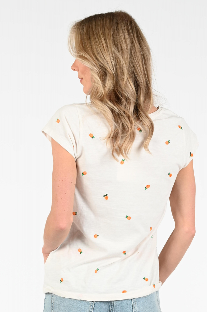 Fabienne Chapot Phil Round T-shirt korte mouw Wit